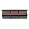 Vertical Cable Cat6A 48 Port Shielded Krone Type 19 Horizontal Rackmount 1U Patch Panel