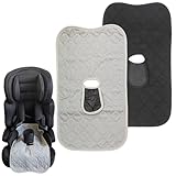 チャイルドシート ベビーカー用 防水シート 滑り止め 付き ロング トイトレ 防水 おしっこ おもらし ベビー 赤ちゃん （SOWAKA） (ブラック)