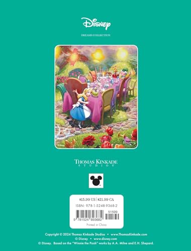 Disney Dreams Collection Thomas Kinkade Studios Celebrations Coloring Book