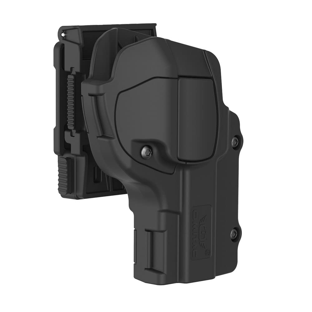 Clip da Cintura per Beretta 92 con Rotazione a 360°, OWB per 92FS 98fs, Mano Destra, Indice Liberazione Automatica, Esterno alla Cintura