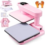 Whubefy 360° Swivel Auto Heat Press 15x...