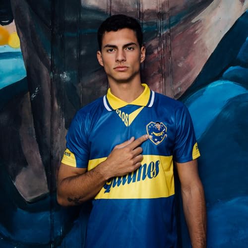 Copa Football - Camiseta de Fútbol - Hombre - Maradona x Boca Juniors 1995 - Azul - 100% poliéster - Talla M