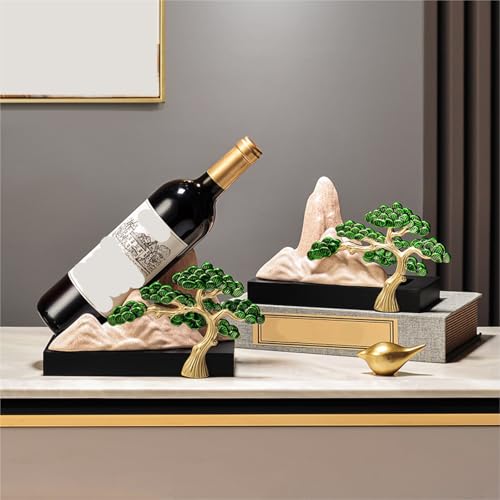 Soporte para Botella de Vino con Diseño de Árbol de Pino miniatura 6