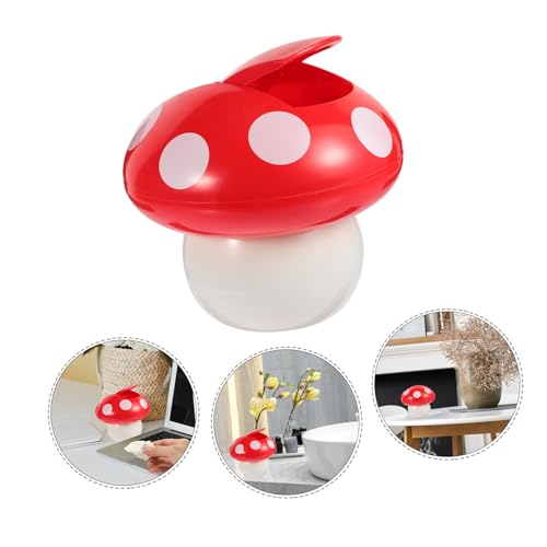 Basurero Decorativo de Champiñón Pequeño Para Escritorio miniatura 3