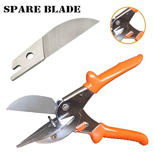 Multi Angle Miter Cutter | Plus Spare Blade | Hand Shear Multipurpose Tool