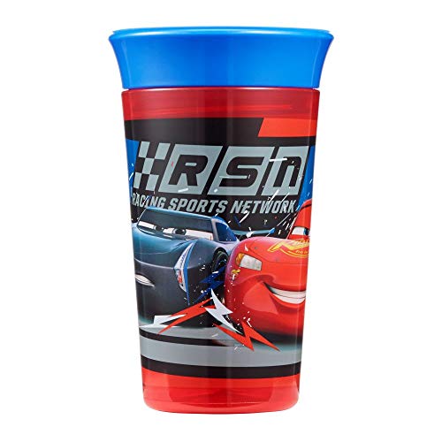 The First Years Disney/Pixar Cars 3 Simply Spoutless Cup, Transitions to Open Toddler Cup, 9 Ounce