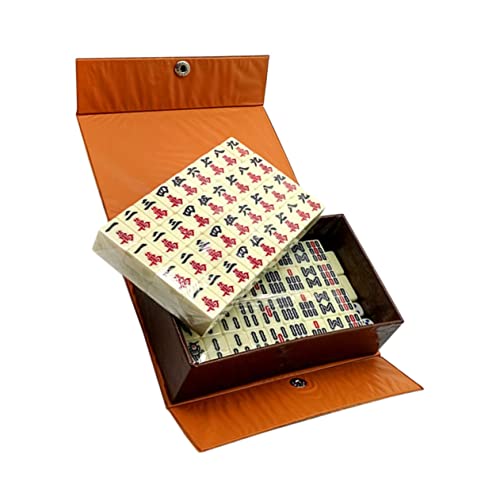 Mahjong Chinois avec Dés : Kit de Jeu de Voyage Léger