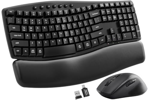 SABLUTE MA41 Ergonomic Wave Keyboard Combo
