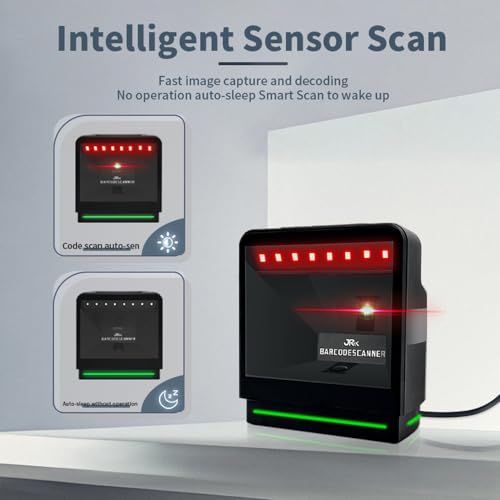 Scanner de capteur intelligent omnidirectionnel USB pour code 1D 2D