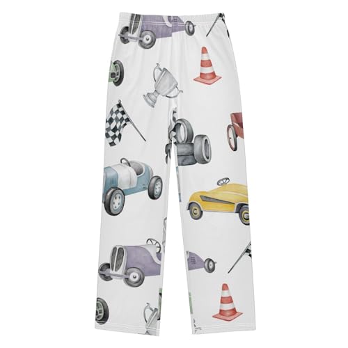 Various Car Boys Pants Boys Athletic Pants Long Pant for Boywith Pockets Wide-Leg Size 6-14Y