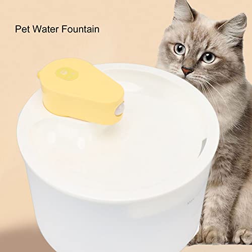 Fuente de agua silenciosa para gatos recargable 2.5 L miniatura 5