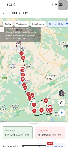 Image of Wheelseye Vehicle GPS Tracking Device with Free 1 Year App Subscription, Live Tracking & Geofencing - SIM Card Included - Compatible with Cars and Bikes