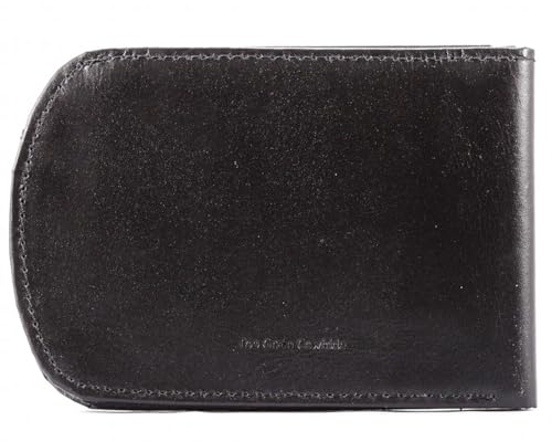 Big Skinny Men's RFID Blocking Leather Curve Bi-Fold Slim Wallet, Holds Up to 20 Cards, Black4