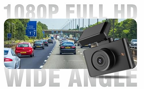 Image of Infinity By Harman Dashcam 200D Dual HD Car Camera | 1080p Full HD Video & 3 inch IPS Display | Includes Rear-View Cam,| Built-in Microphone| Loop Recording, Supports SD Card (Black)