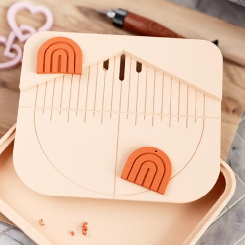 Polymer Clay Earring Drill Stand, Earring Hole Drill Guide, Clay Earring Tools & Accessories for DIY Jewelry Making with Precision, Clay Tools, Polymer Clay Cutter