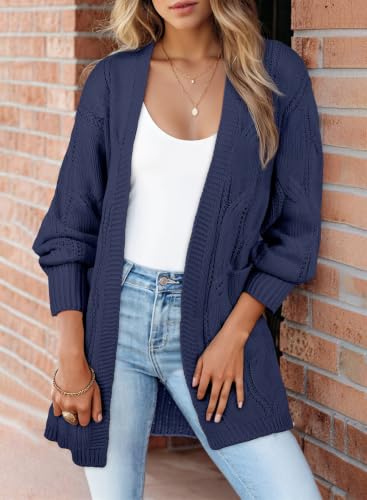 Image of Dokotoo Women Long Cardigan Open Front Knit Sweater 2026