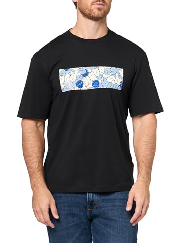 HUGO Men's Printed Banner Logo T-Shirt