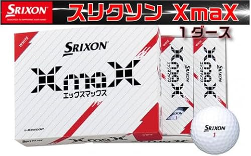 ゴルフボール スリクソンXmaX WH[1ダース /12球入り]