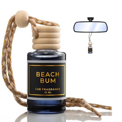 Image of Beach Bum Scent - Long Lasting Car Hanging Diffuser - Lasts up to 60 Days - Warm Pistachio and Coconut Cream and a Kiss of Salted Caramel Harmonize Beautifully with Tonka and Exotic Musks