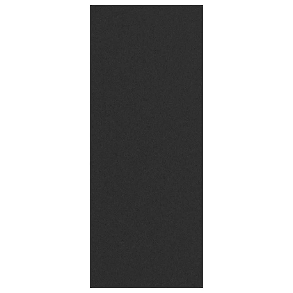 Felpudo negro 120 x 300 cm antideslizante interior