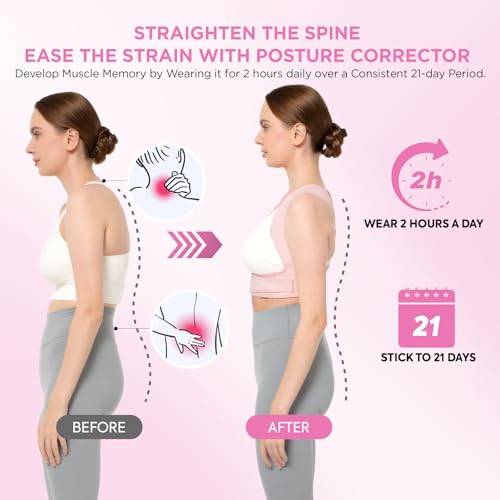 Vicorrect Posture Corrector for Women and Men (25-35in)