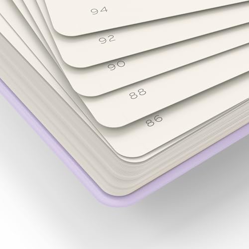 Image of LEUCHTTURM1917 - Notebook Hardcover Medium A5-251 Numbered Pages for Writing and Journaling (Lilac, Plain)