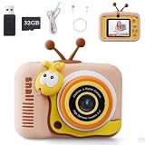 1 Cámara para niños, cámara digital, cámara de fotos digital, mini cámara recargable, videocámara de regalo, juguete para niñas, niños de 3 a 10 años, vídeo HD 1080p (nails)