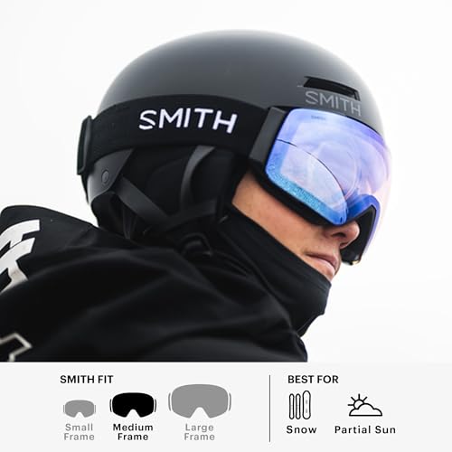 Masque Smith IO Mag interchangeable bleu marine avec écran ChromaPop Sun - 7