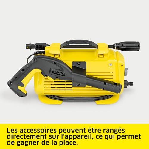 Nettoyeur haute pression Karcher K 2 Horizontal VPS Pression 110 bar Débit 360 /h Position horizontale stable - vue 8