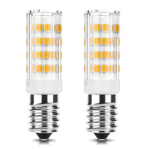 DiCUNO E14 LED Birne 4 W (40 W Halogen Äquivalent), 400LM, Warmweiß (3000K), 220-240V, Maiskolben Led Mais Birne，Nicht dimmbar, Kühlschranklampe/Wandlampe/Tischleuchte, 2er Pack