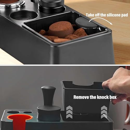 Guolich Tamper Station for Baristas - Durable ABS Tamping Station for 51-58 mm Portafilters, Essential Espresso Accessories, Coffee Tamper Holder - Image 7