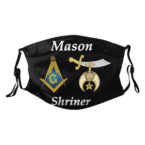 Masonic Shriner Split Adult Dust Mask Adjustable Dust Face with 2 Filter5