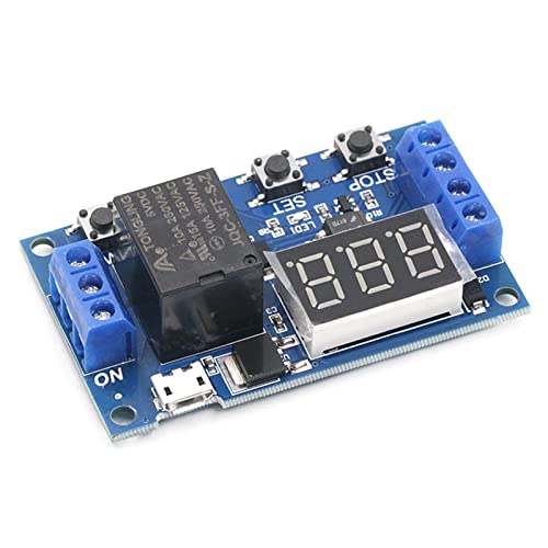 Interruptor de circuito temporizador DC 12V para automatizar luces y sistemas del hogar DIY 5