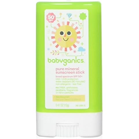 BabyGanics Zinc Oxide Sunscreen Stick, SPF 50+ Cover