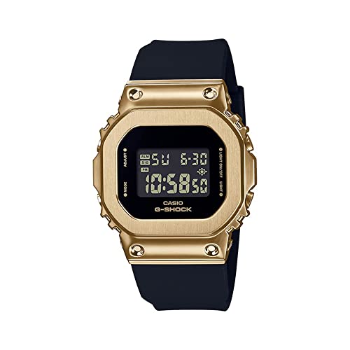 Casio G-Shock GMS5600GB-1D S-Series Mid Size Women's Watch, Gold Dial, 43.8 × 38.4 × 10.9 mm