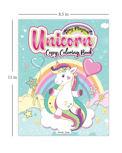 Stay Magical Unicorn Copy Coloring Book: Fun Activity Books For Children