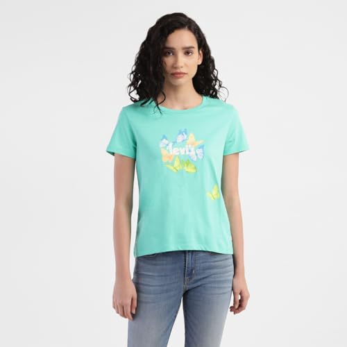 Image of Levi's Women's Brand Logo Crew Neck T-Shirt