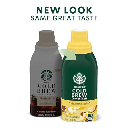 image for Starbucks Cold Brew Coffee Concentrate, Naturally Flavored Madagascar 
