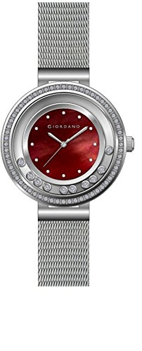 Giordano Red Dial Analog Womens Watch - 2838-11 (B076F82T5D) Amazon Price History, Amazon Price Tracker