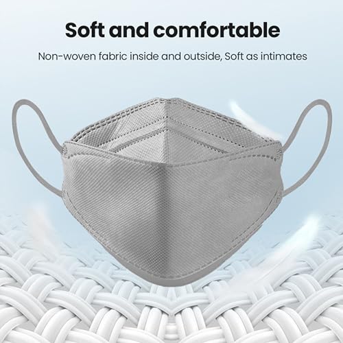 Image of KF94 Korean Fish Shape Reusable Face Mask with Inbuilt Nose Pin