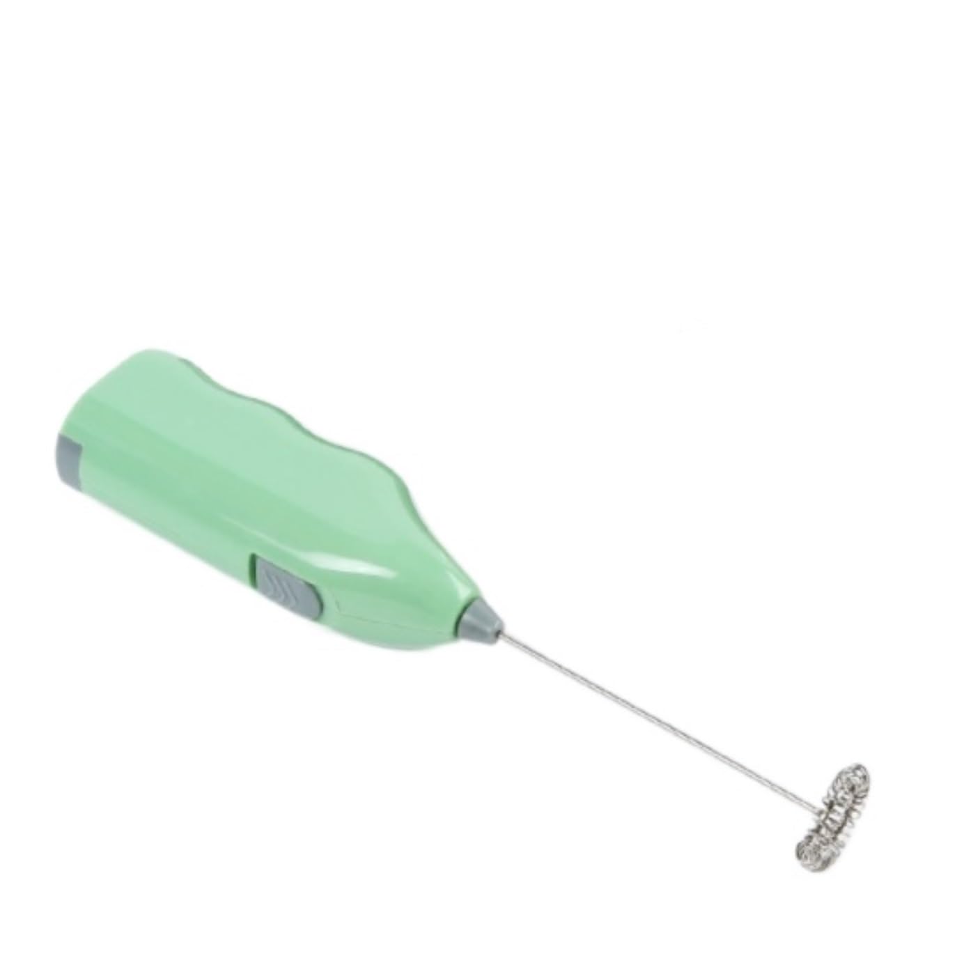 Spieniacz do Mleka Kawy USB Akumulatorowy Spieniacz Do Kawy Sprężynowe Głowice Do Ubijania Ze Stali Nierdzewnej Elektryczna Trzepaczka Ręczna Blender do Napojów(Grün)