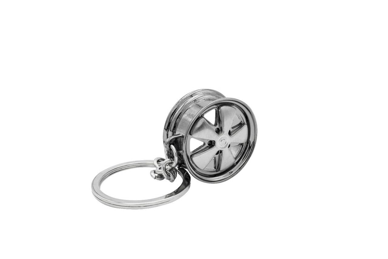 00-2090-0 Fuchs Wheel Brushed Key Chain