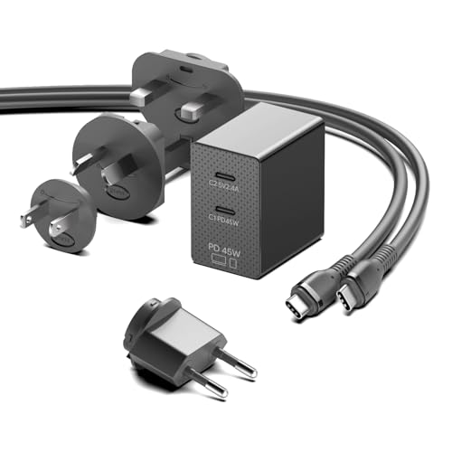 HKY GaN 57W 45W Netzteil für Anker SoundCore 2 Bluetooth Lautsprecher/JBL Go 4 JBL Flip 7 Flip 6 Partybox Stage 120/Marshall Emberton II Acton III/Sonos Era 100/Bose SoundLink Flex/soundcore Boom 2
