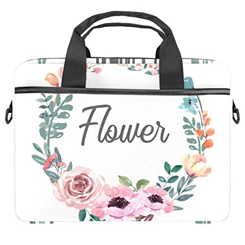 Sacoche ordinateur 13-14.5" à fleurs pour vos journées de télétravail et cafés