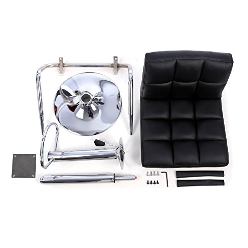 Jersey Seating Pu Leather Hydraulic Lift Adjustable Counter Bar Stool Dining Chair White (150-2) Made #TOP4