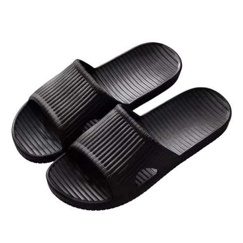 Milaloko Zapatillas de Ducha para Hombres y Mujeres Zapatillas de Verano con Dedos Abiertos Sandalias Antideslizantes Unisex Zapatos de Piscina para Baño Cubierto en el Hogar