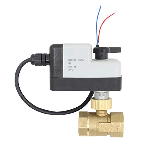 100~230V 2 Drähte - 2 wege motorkugelhahn nc stromlos...