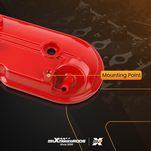 image for maXpeedingrods Aluminum Engine Valve Covers Left & Right for Chevy 199