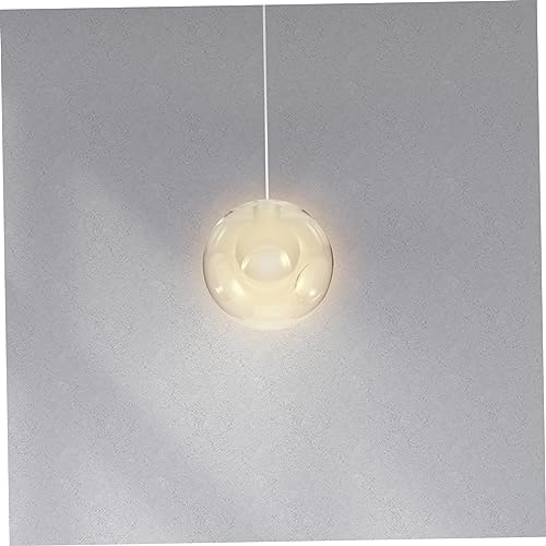 Image of Glass Lamp Shade Base Decorative Ceiling Light Shade Replacement for Pendant and Chandelier Lighting