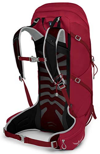 Osprey Talon 36L Men's Hiking Backpack with Hipbelt, Cosmic Red, S/M